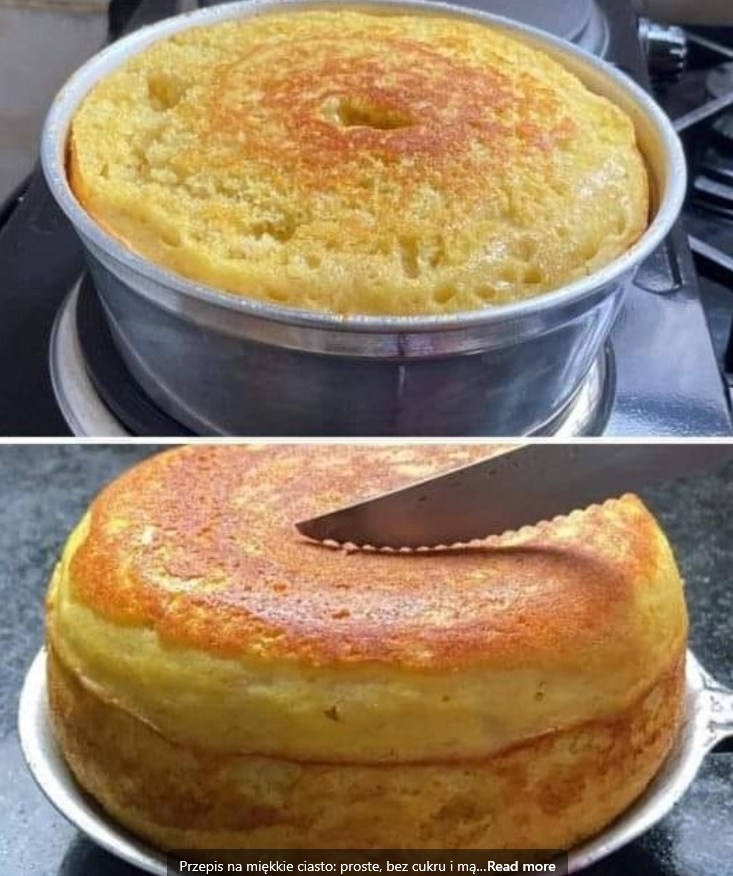 Przepis na Miękkie Ciasto – Proste, Bez Cukru i Mąki