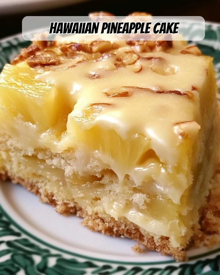 Hawaiian Pineapple Cake: A Sweet & Tropical Delight! 🍍🍰