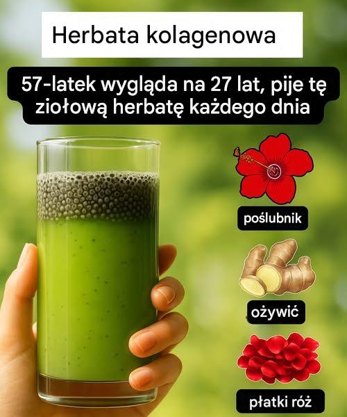 Herbata ziołowa wzmacniająca kolagen